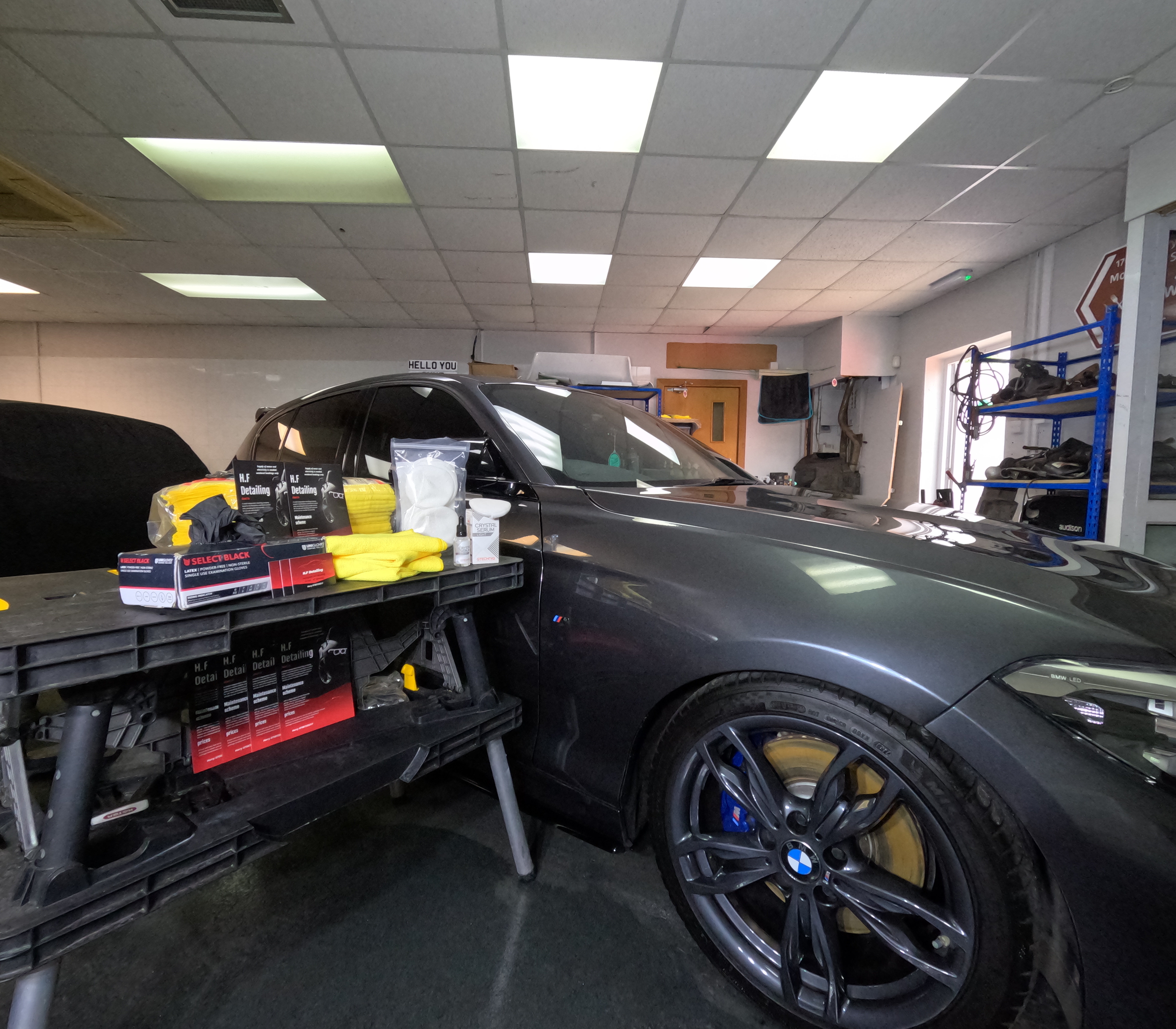 Ceramic coating setup